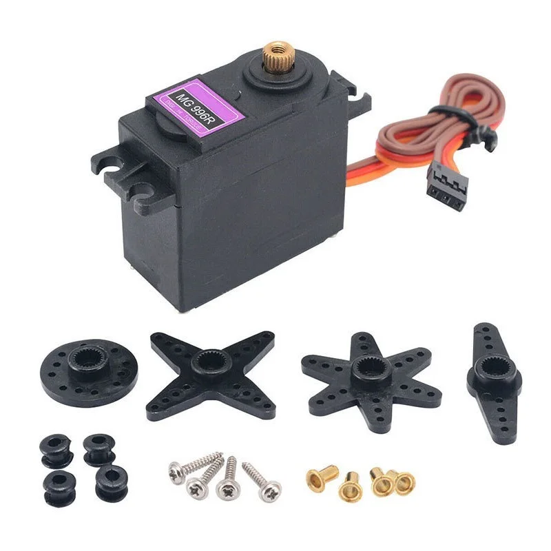 MG996R 13kg High Torque Metal Gear Servo Digital Servo For Futaba JR 1/8 1/10 RC Car Helicopter Robot Manipulator RC Boat