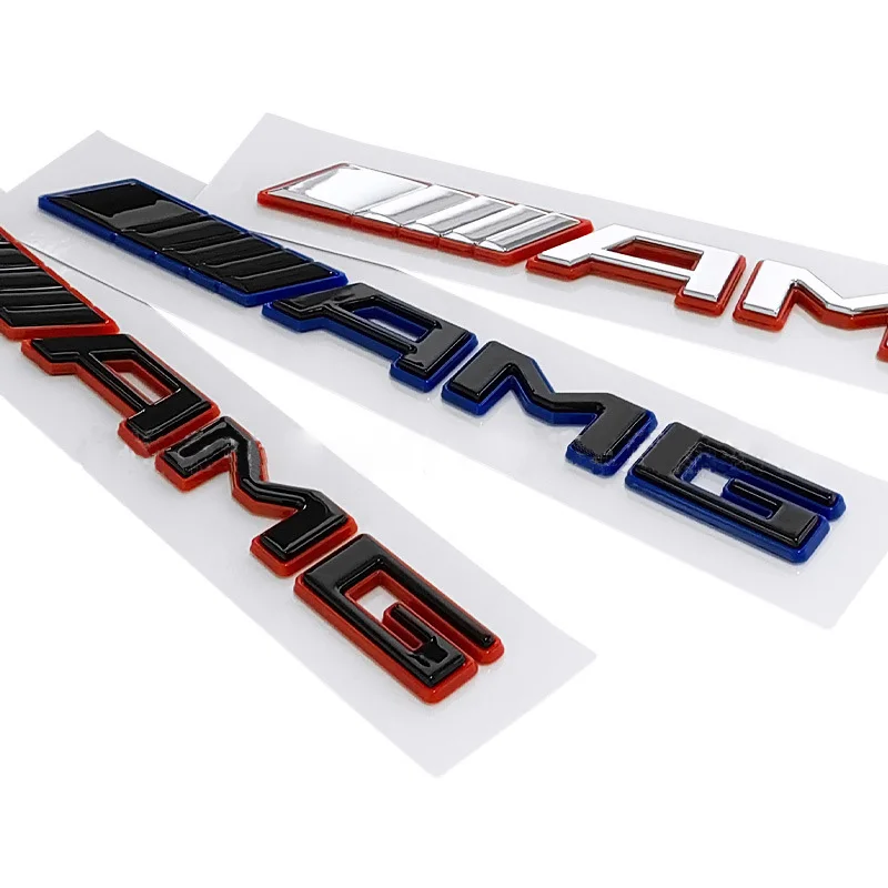 سيارة الذيل الجذع السيارات AMG شعار ملصق اكسسوارات لمرسيدس بنز برابوس الذكية مايباخ W204 GLC GLK CLA W205 W203 W206 W108
