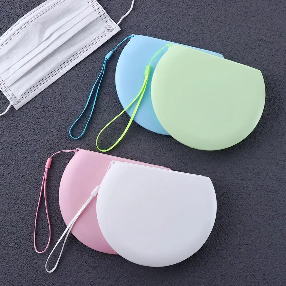 

1PC Portable Anti Pollution Storage Box Mouth Mask Cover Case Face Mask Storage Bag Face Covering