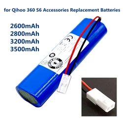 14.4V/14.8V 2600mAh Battery Pack for Qihoo 360 S6 Robotic Vacuum Cleaner Spare Parts Accessories Replacement Batteries