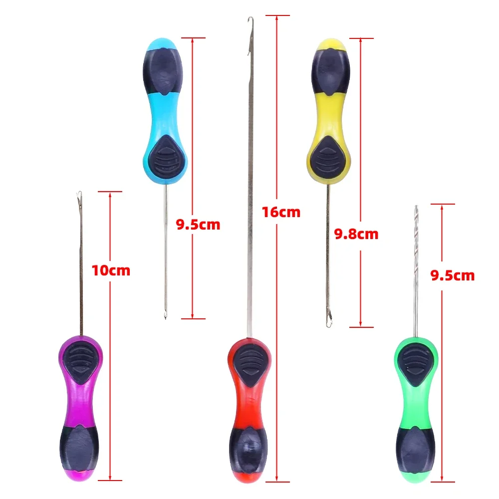 Hirisi 5x الكارب الصيد أداة الطعم إبرة مجموعة المنبثقة Boilie الحفارات BT20 الكارب هوك تلاعب صنع أدوات اكسسوارات