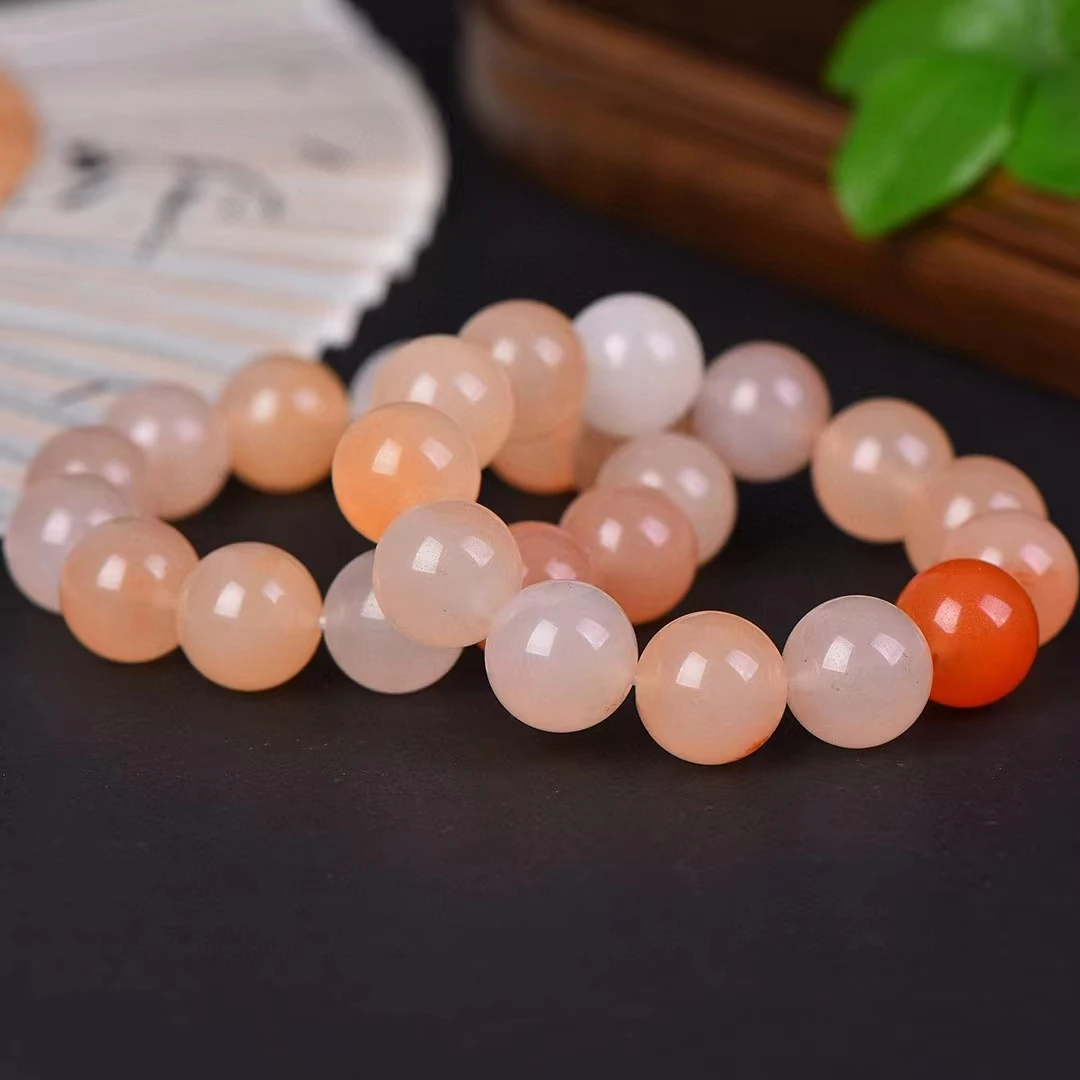 Golden Silk Jade Hand Chain Natural Rhodonite Stone Elastic Bangle Fashion Womens Gemstone Bracelets Charms Jewelry Accessories