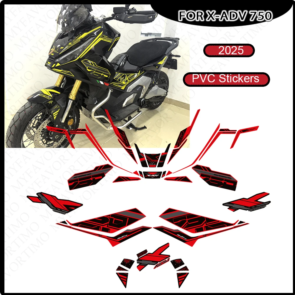 For Honda X-ADV XADV X ADV 750 Adventure Protector Stickers Decals Body Fender Shell Fairing  Handguard Wind Deflector 2025