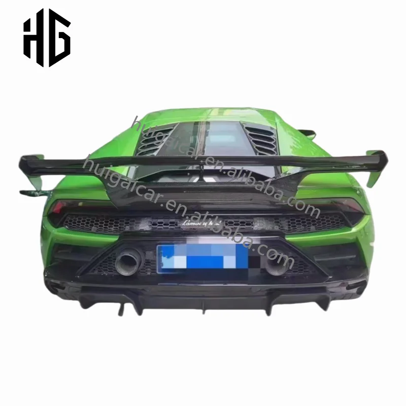 

Vors Style Carbon Fiber Rear Spoiler Wing For Lamborghini Huracan Lp610/Lp580 Trunk Bumper Lip Spoiler Top Wing