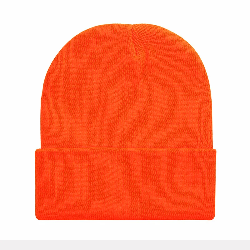 Angepasst Gedruckt Logo Männer Warm Halten Bördeln Kalte Hüte Frauen Outdoor-Mode Vielseitig Einfarbig Einfache Gestrickte Kappen – Detail 21