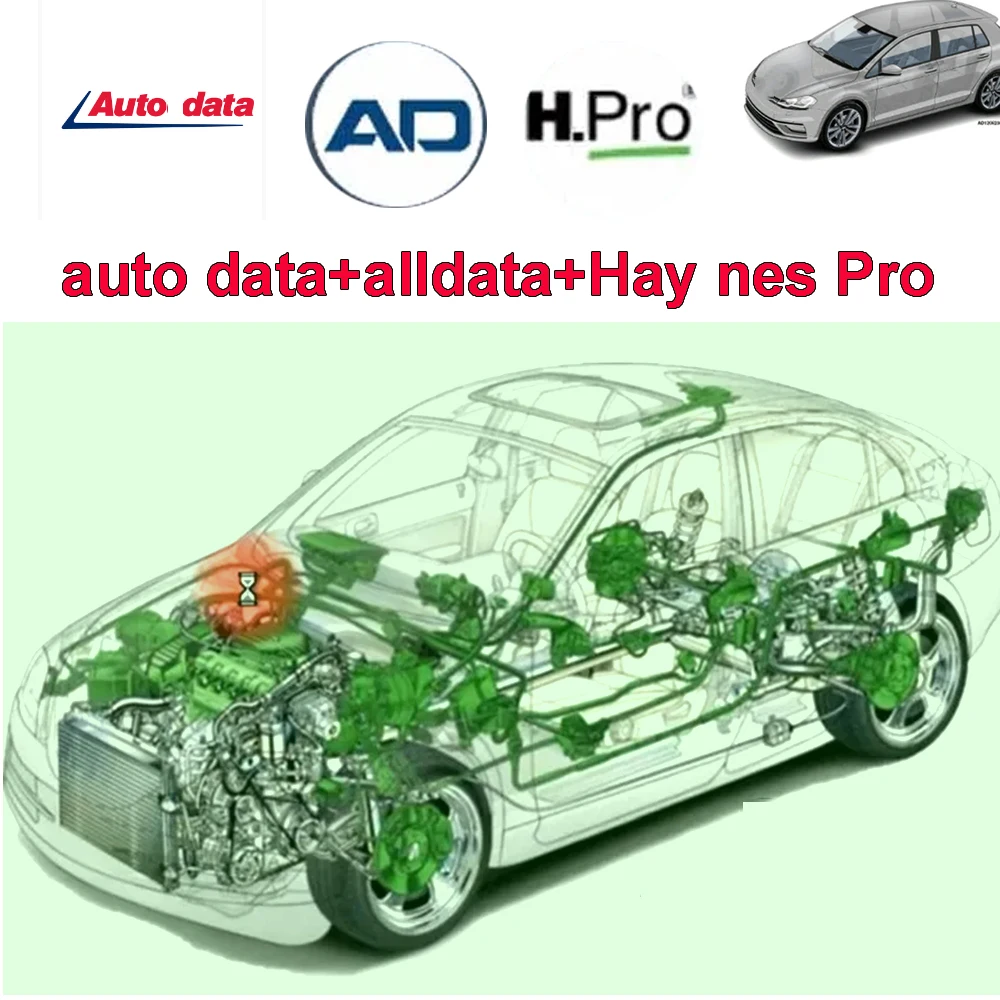 2024 Alldata Auto Data Hay-nes Pro Wiring Diagram and Unlimited Laptop Car Trucks ECU Repair Software All Data Online Account