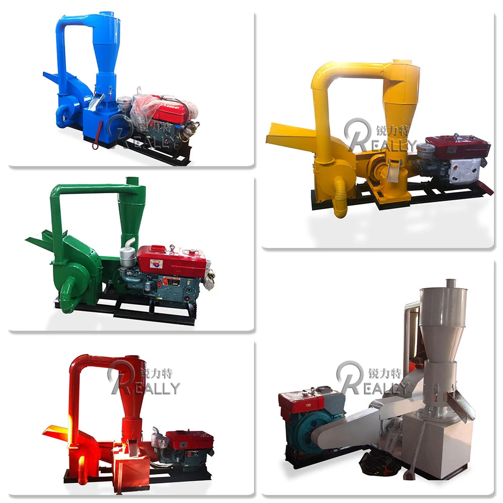 KN-D30HP Дизельный многофункциональный пульверизатор-гранулятор Полный биомассы, древесная солома, тирса, гранулятор, линия