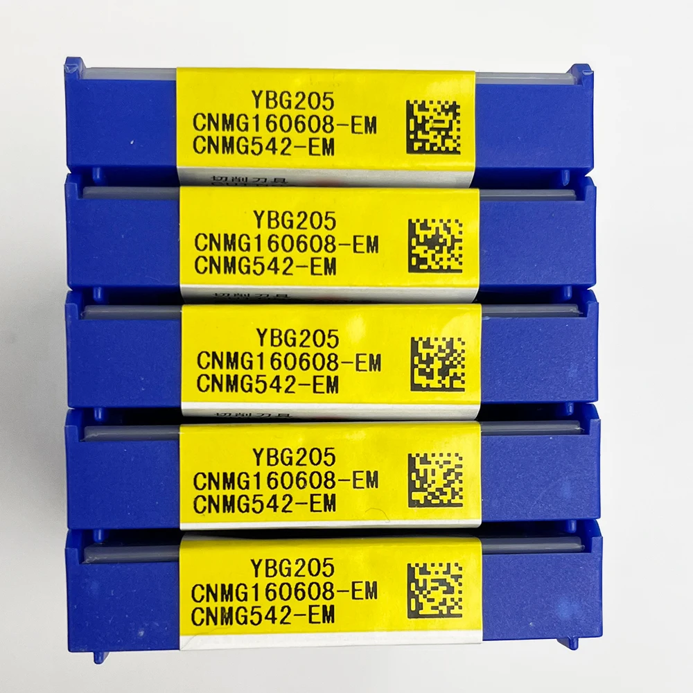 Imagem -04 - Huazhichun-ccmt Cnc Turning Insert Resistente e Resistente ao Desgaste Cnmg160608-em Ybg205