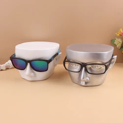 Resin Mannequin Head Model Physical Shop Eyeglass Stand Shop Mall Sunglasses Display Holder Photo Studio Prop