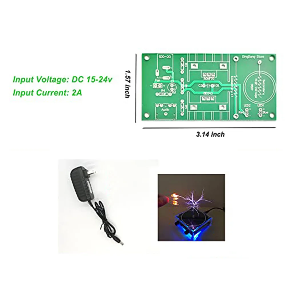 Electronics Project As Shown Soldering Project Hands-on DIY Electronics for Kit Electronics Kit Impressive Electrical Arcs