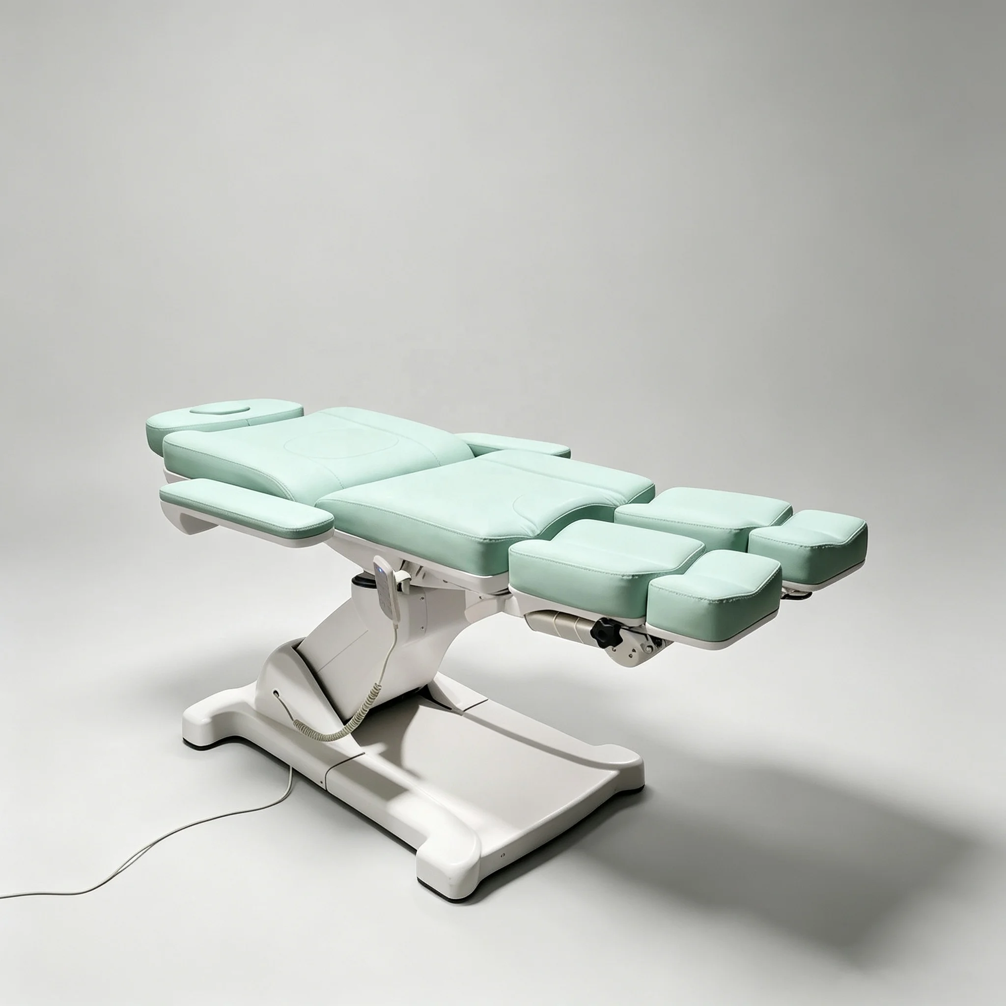 Adjustable Ergonomic Clinic Hospital Spa Multifunction Foot Care Electric Podiatry Bed Split Leg Medical Treatment Chair