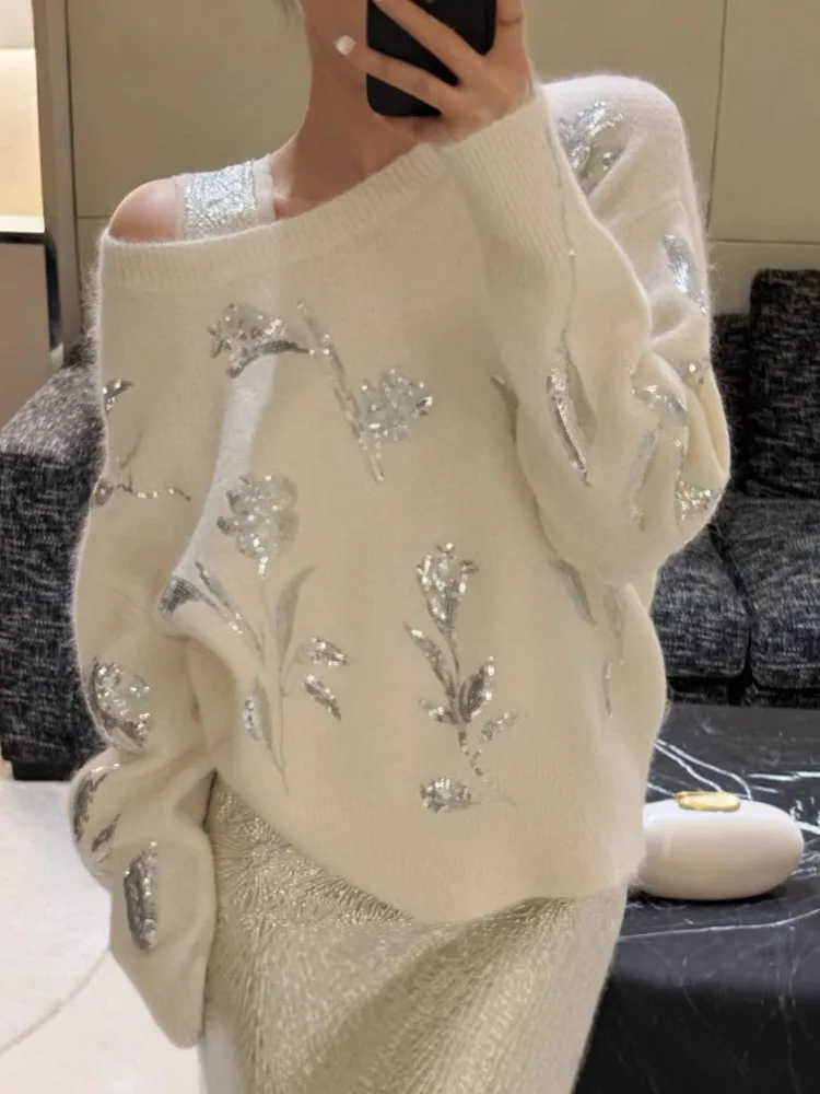 Stylish Sequined Sw… - image