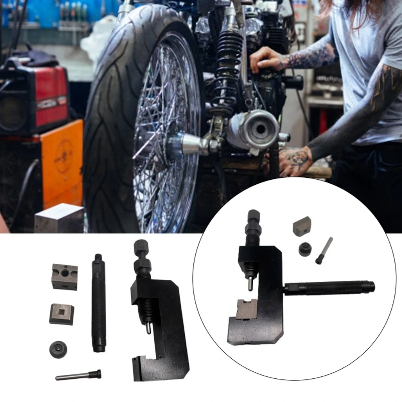 

Motorcycle Chain Breaker Tool High Strength Steel for Easy Oil Seal Chain Disassembling Removal