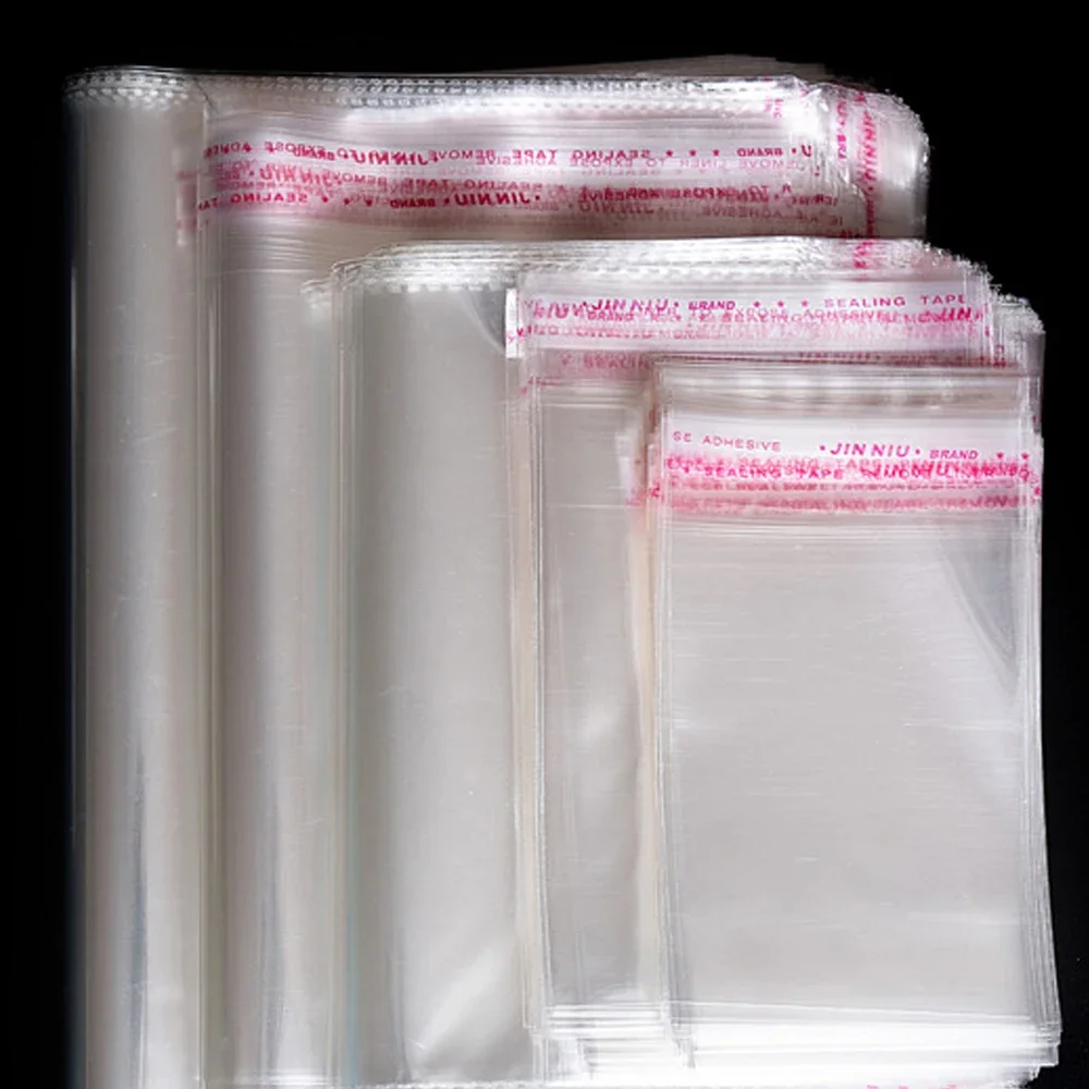 1000-100 Stück OPP Selbstklebende Klare Plastiktüten Verpackungs-Versiegelungs-Cellophanbeutel für Schmuck, Kekse, Süßigkeiten, Geschenke, Kekse Verpackung – Detail 11