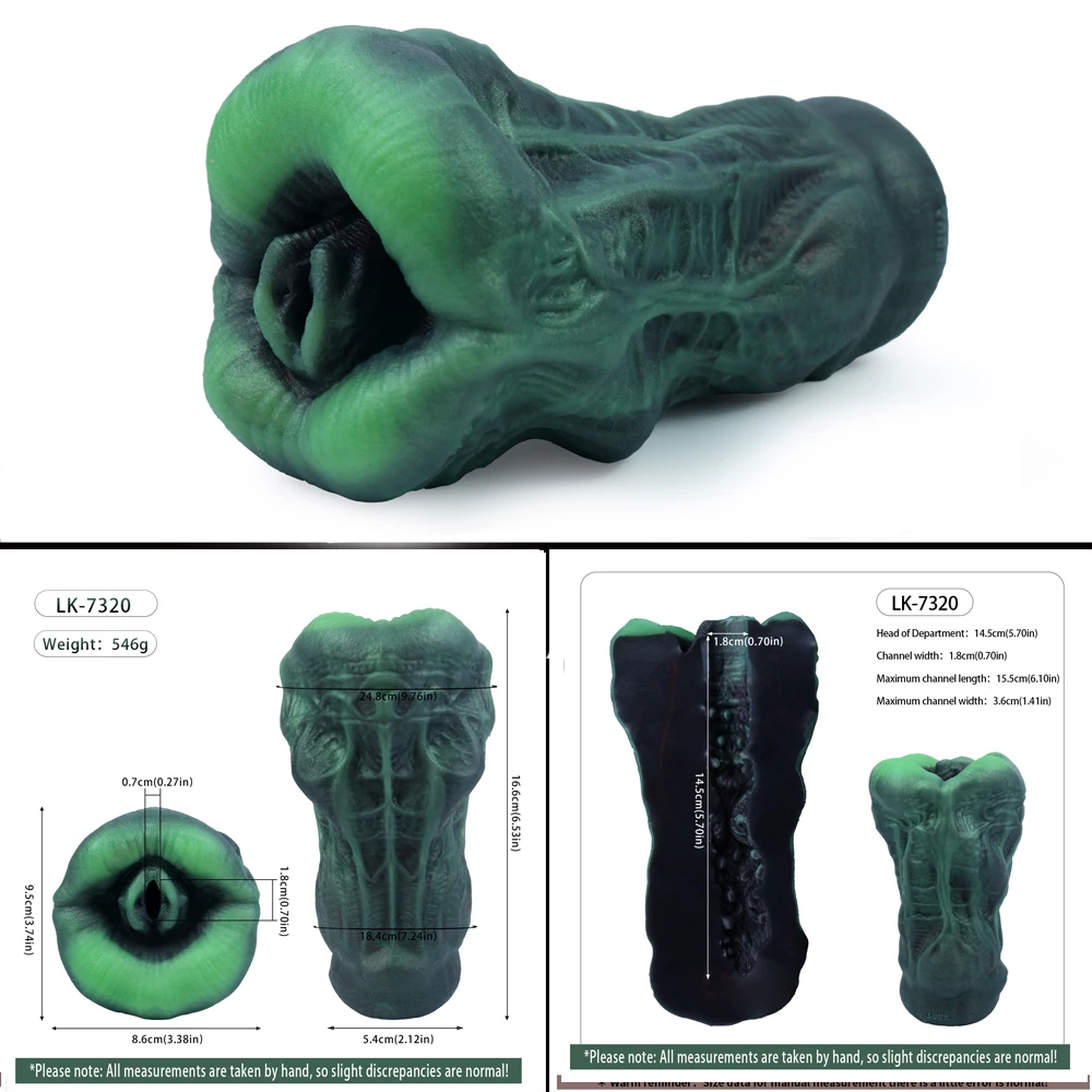 ELKKOST Silicone Pocket Pussy Sucking Toy with Butt Vagina Fantasy Male Masturbator Single Channel Sex Toy for Men Sex Pleasure 6