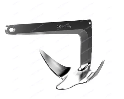 High Quality Marine Hardware 316 Stainless Steel Mirror Polish Bruce Claw Anchor for boat