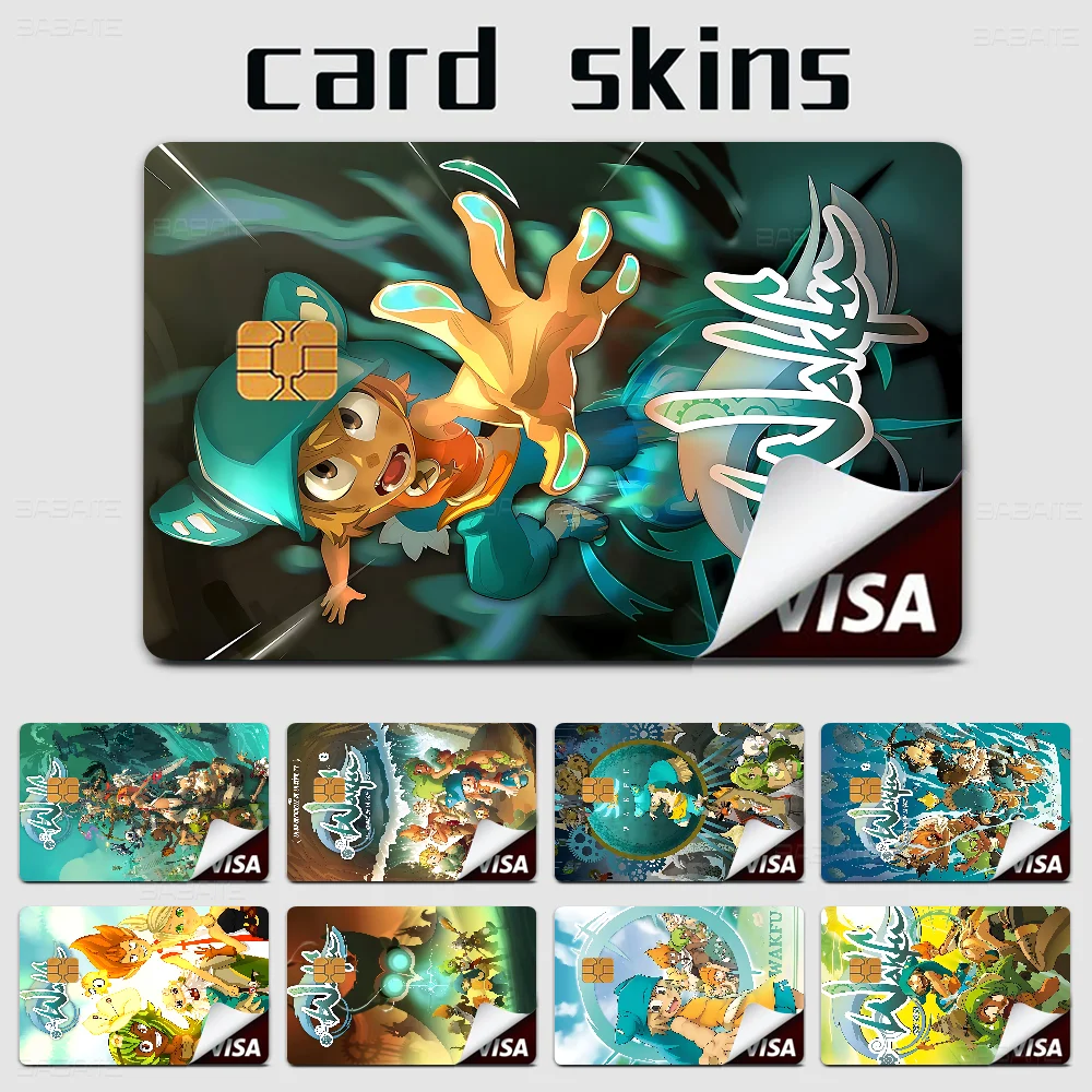 

Game W-Wakfu Cool Film Skin Sticker Tape For Bank Credit Debit Card Personalized Credit Card Protection Stickers