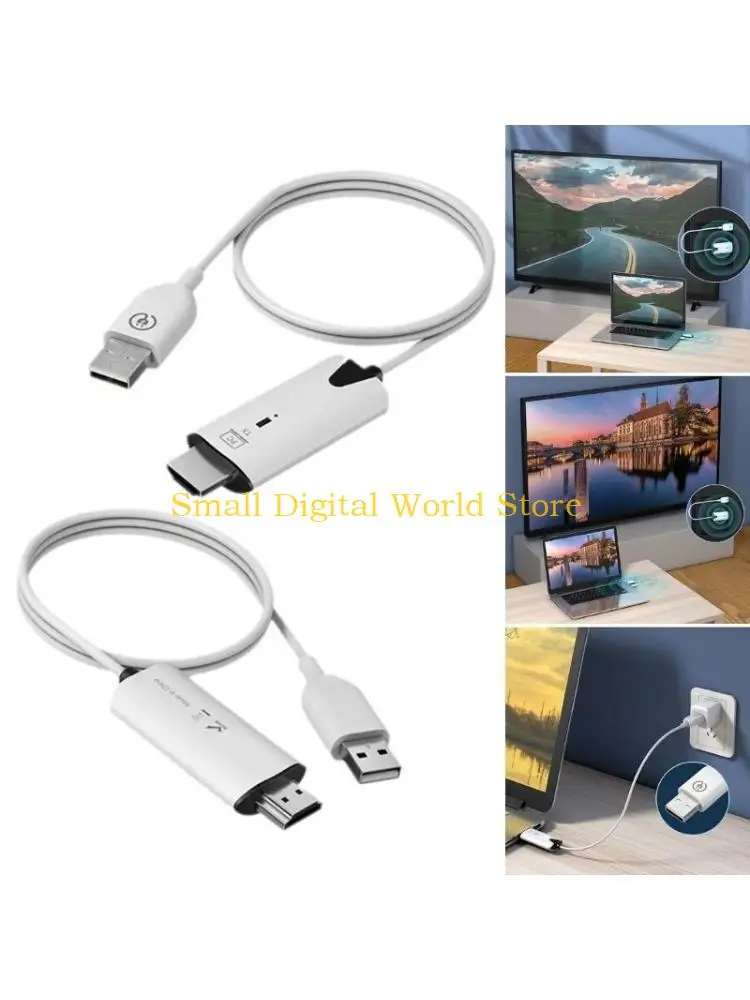 

77UB HDMI-совместимые усилители сигнала Беспроводной HDMI-совместимый адаптер для проекторов и телевизоров, удлинитель экрана 30