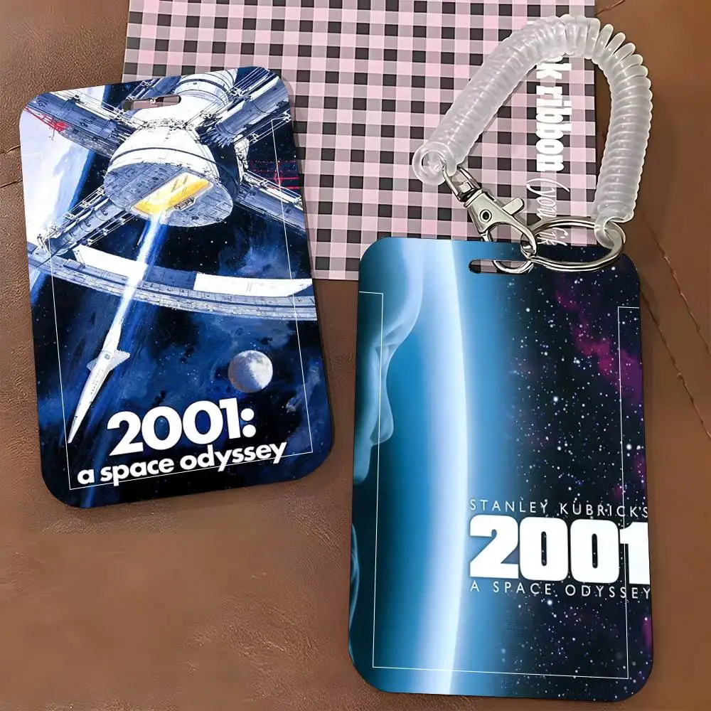 Science Fiction Movies 2001 A Space Odyssey ID Card Sleeve School Card Access ID Card Bus Meal Card Protective Sleeve Easy Push
