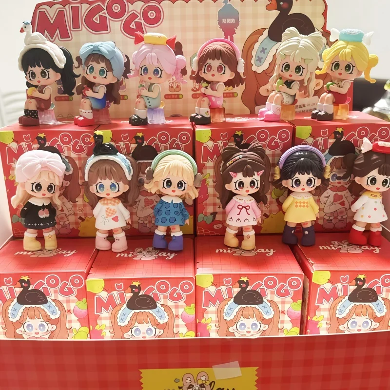 

Original Milay Blind Box Miguoguo Series Cute Mini Doll Anime Trendy Toy Desktop Ornament Christmas Girl Gift Collectible Figure