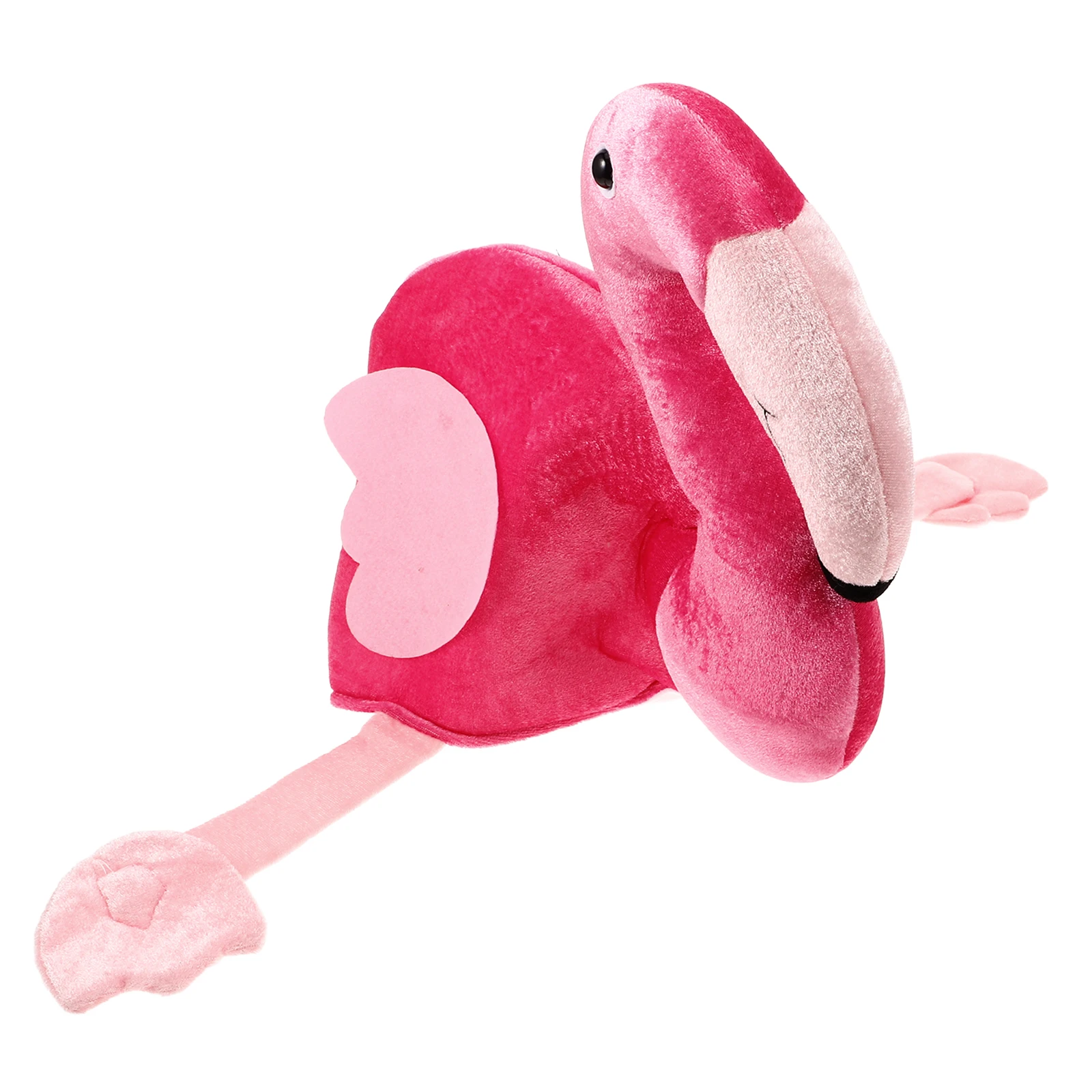

1PC Flamingo Shape Hat Headgear Party Carnival Performance Prop Kids Novelty Cap Costume Accessory Decorative Birthday