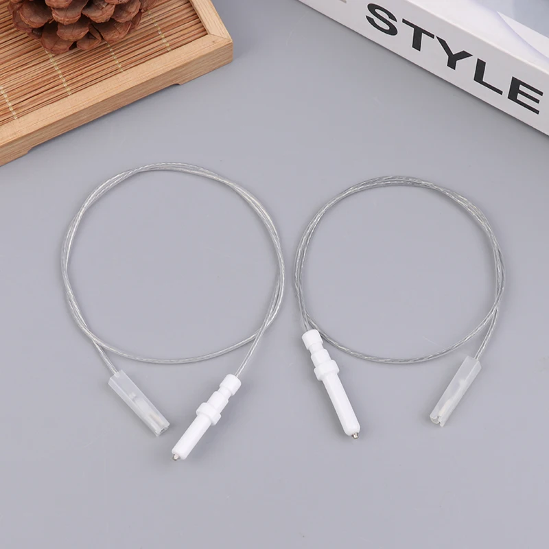 1PC Gas Cooktop Stove Spare Igniter Electrode Spark Plug With Wire Ignition Ceramic Pin Ceramic Height 35mm 40mm For Gas Cooker