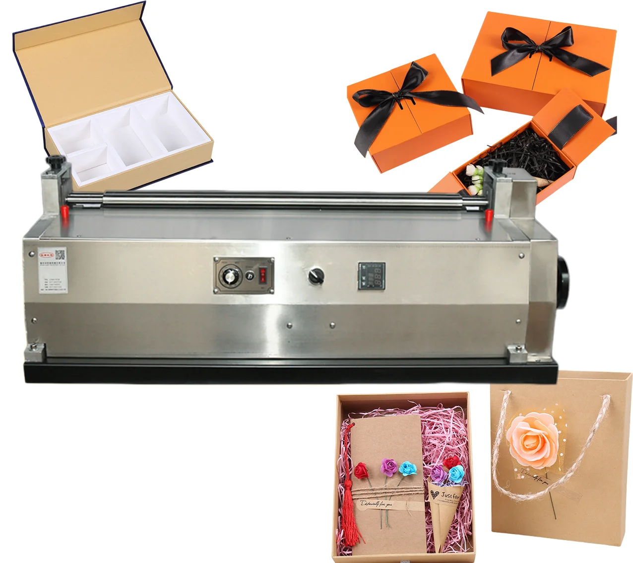 Factory Paper Gluing Machine Semi Automatic Small Desktop Gluing Machine Cold Glue and Hot Melt Glue Paper Gluing Machine