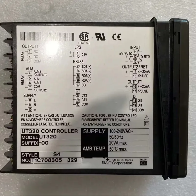 

YOKOG-AWA UP35A-001-11-00 Temperature Controller Original Industrial Process Control System