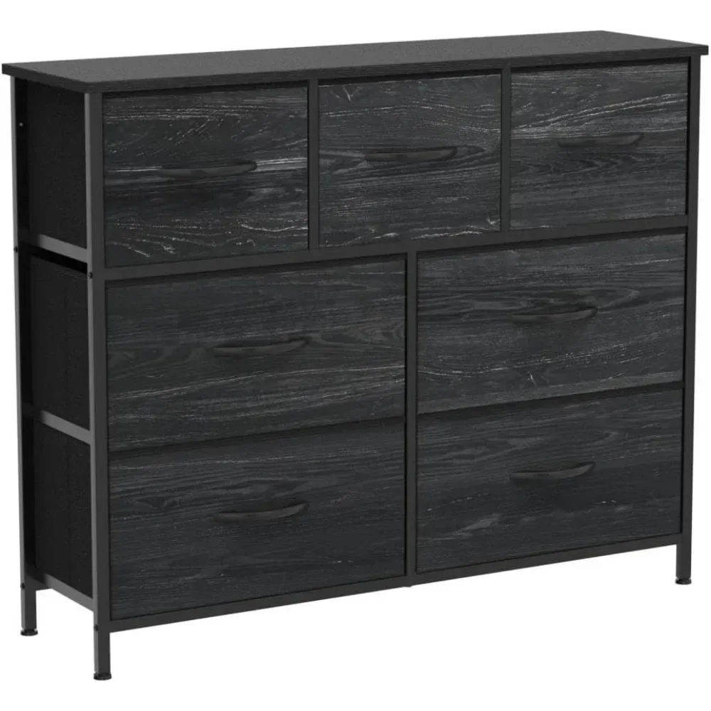 ##For Dresser TV Stand, Entertainment Center with Fabric Drawers