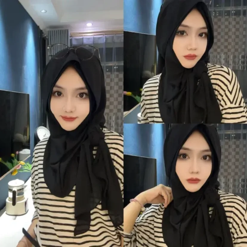 Winter 2024 Muslim Women Casual New Design Shawl Hijabs