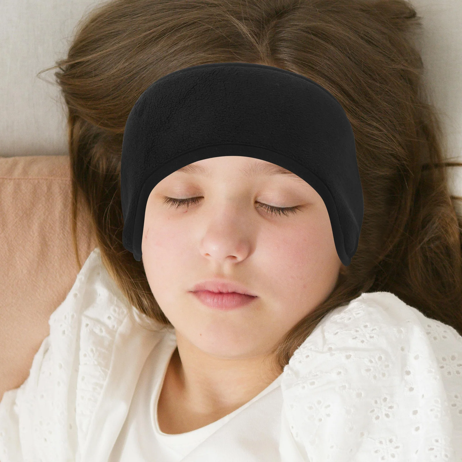 Sleep Earmuffs Adjustable Windproof Cold Resistant Noise Cancelling Ear Covers for Winter Ski Running Long Distance Travel