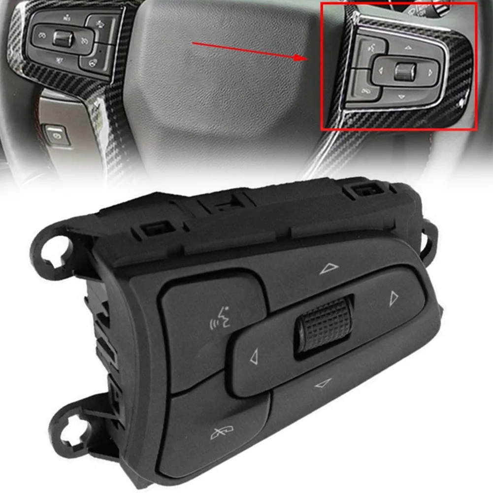 

Car Steering Wheel Control Switch 13528612 For GMC For Silverado For Sierra 1500 2019 2020 ABS Black Car Interior Accessories