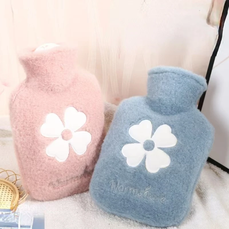 New 500/1000ml Cute Large Warmer Hot Water Bag for Period Pain Stuffed Menstrual Colic Heater Plush Hand Warmer Halloween Gifts