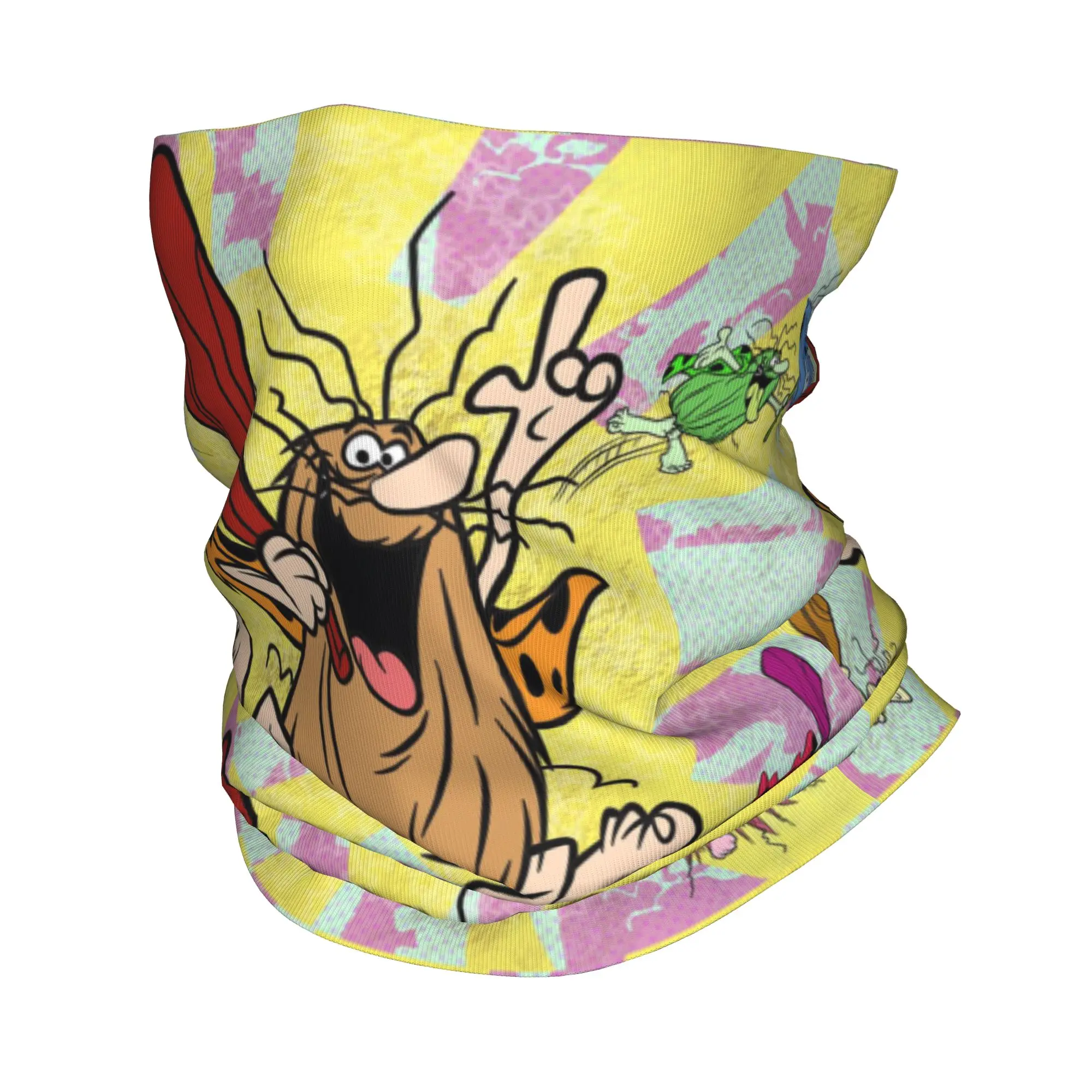 Captain Caveman and the Teen Angels Themed Bandana Neck Cover Printed Mask Scarf Multi-use Headwear Outdoor Sports For Men Women
