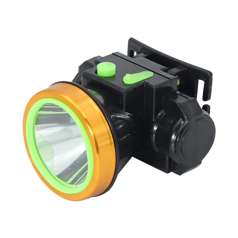 Rechargeable LED Lithium Battery Headlamp with 3 Modes Waterproof Powerful Head Light for Fishing Daily Carrying Night Riding