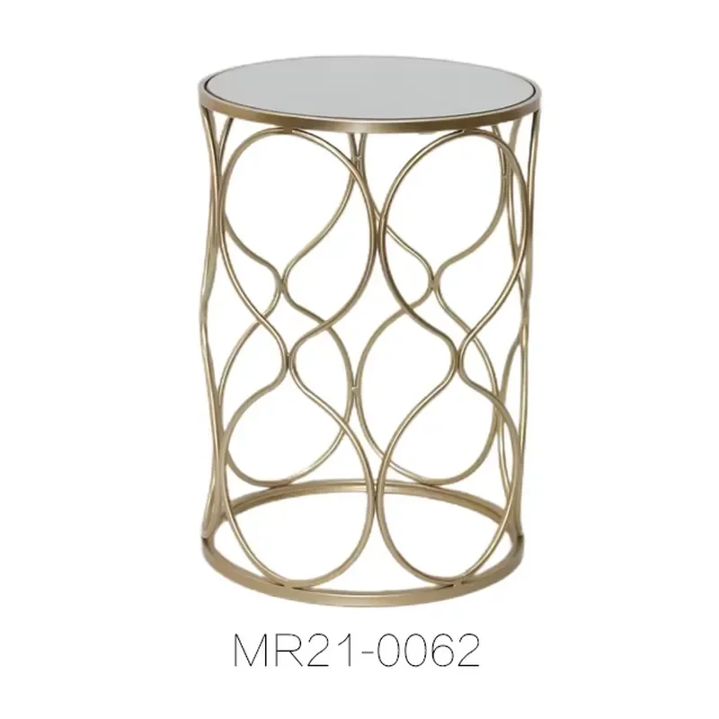 Modern Metal Console Table with Mirror Gold Finish Farmhouse Hotel Entry Living Room Furniture Adjustable Design