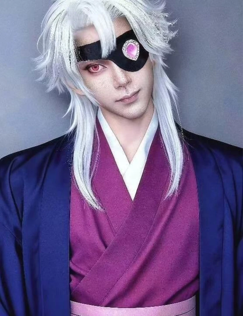 

Uzui Tengen Cosplay Costume Anime Outfit with Wig Customizable