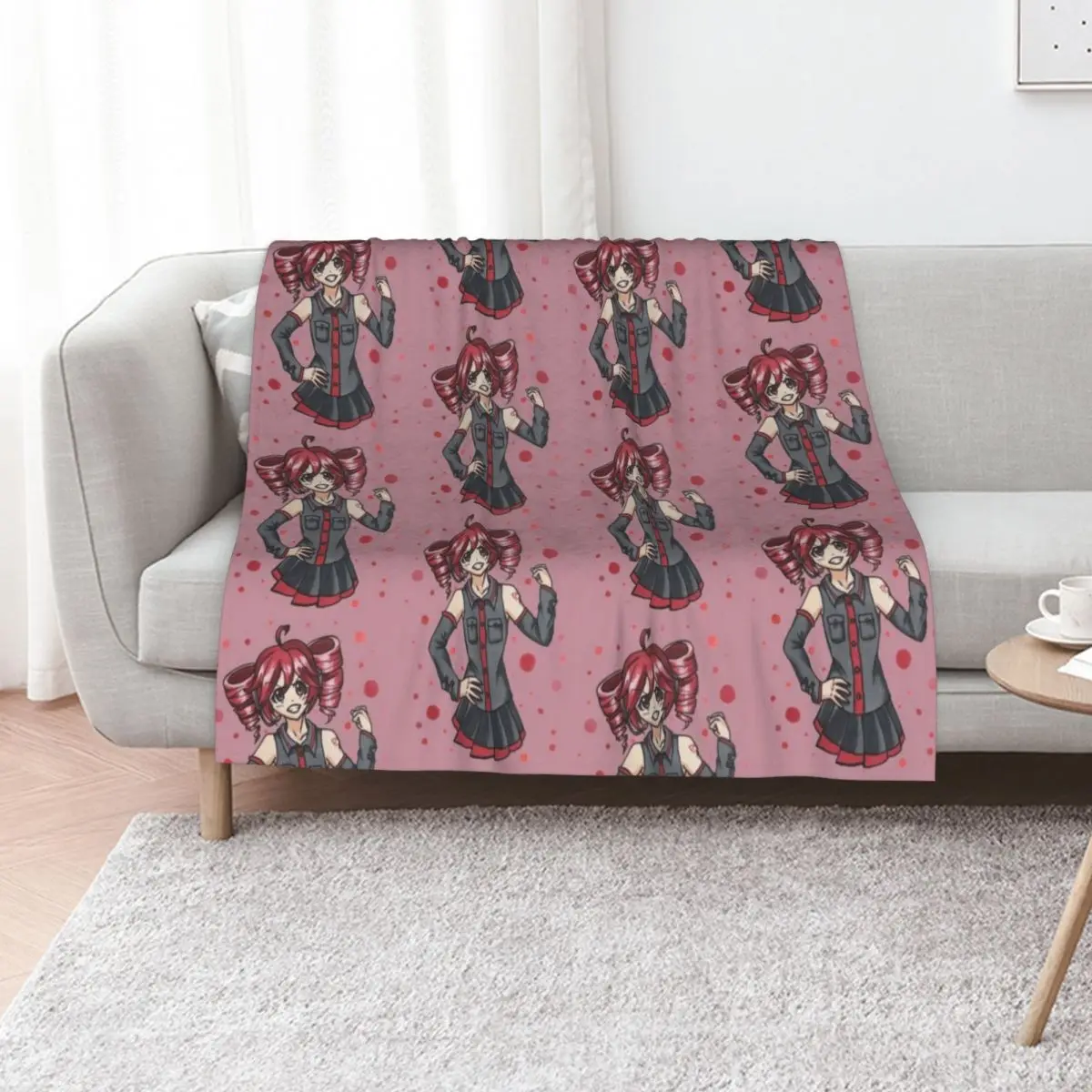 

Teto Kasane Throw Blanket Loose Cute Tourist blankets and throws Blankets