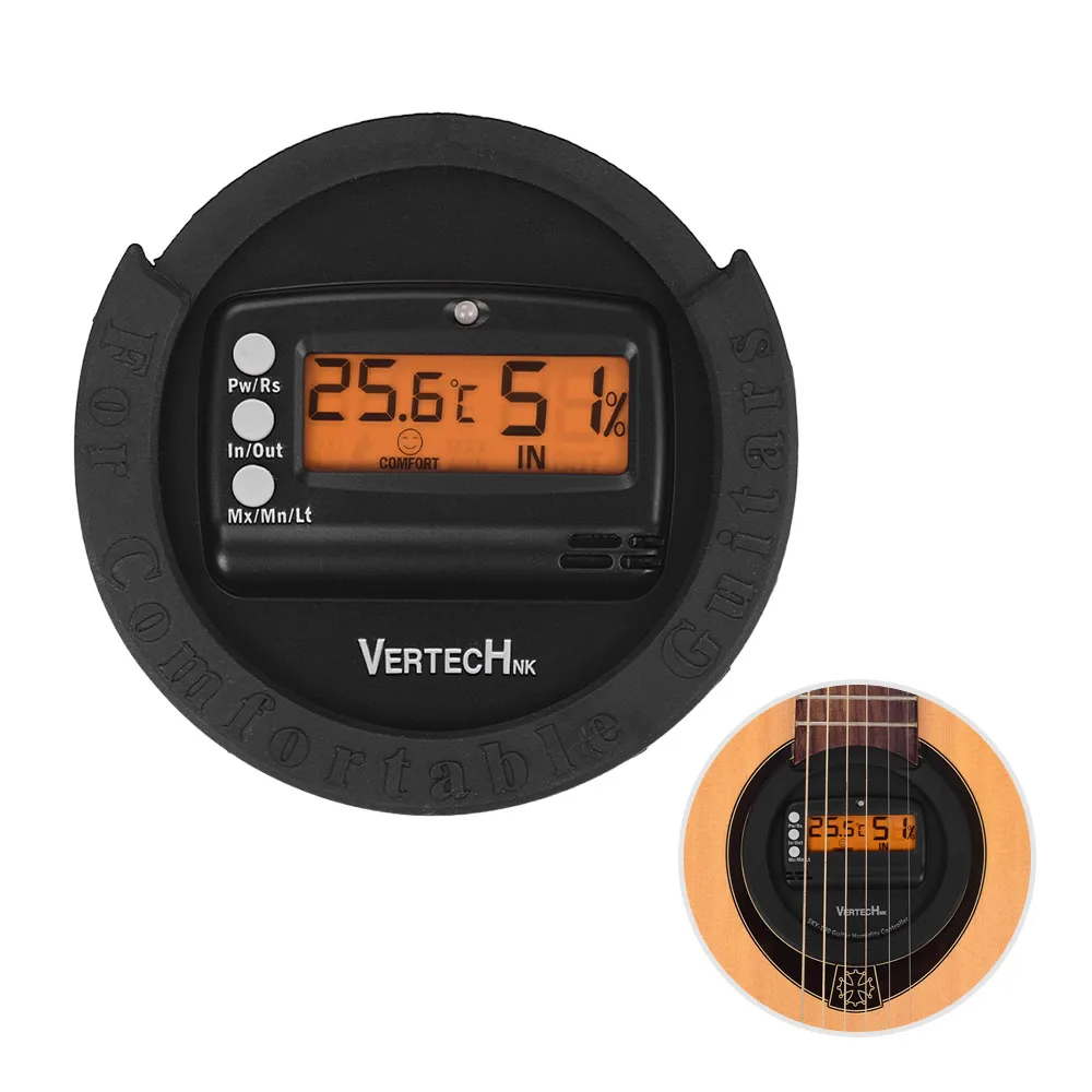 

SKY-80 Guitar Sound Hole Digital Hygrometer& Humidifier System Soundhole Cover Dia.80/85/100mm for EQ Acoustic Classic Guitars