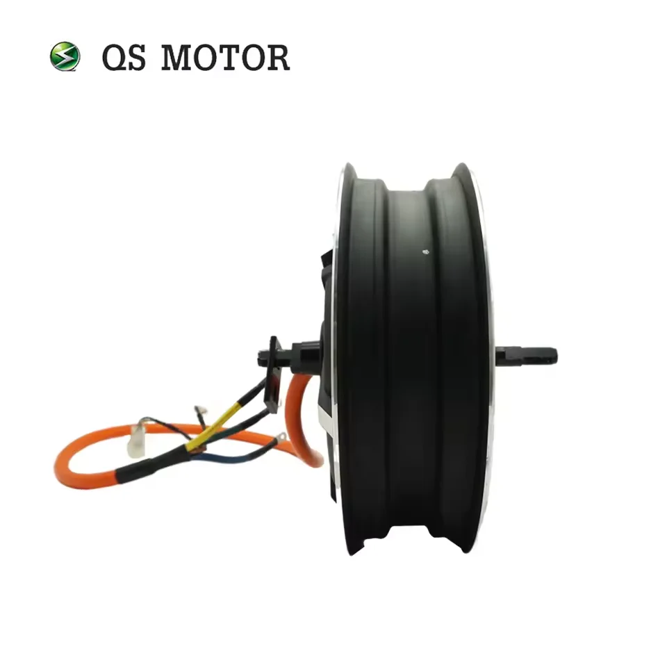 QS MOTOR QS273 8000W V4 Hub Motor 96V 140KPH Kit de conversão com controlador Fardriver ND96850 para motocicleta elétrica e-scooter