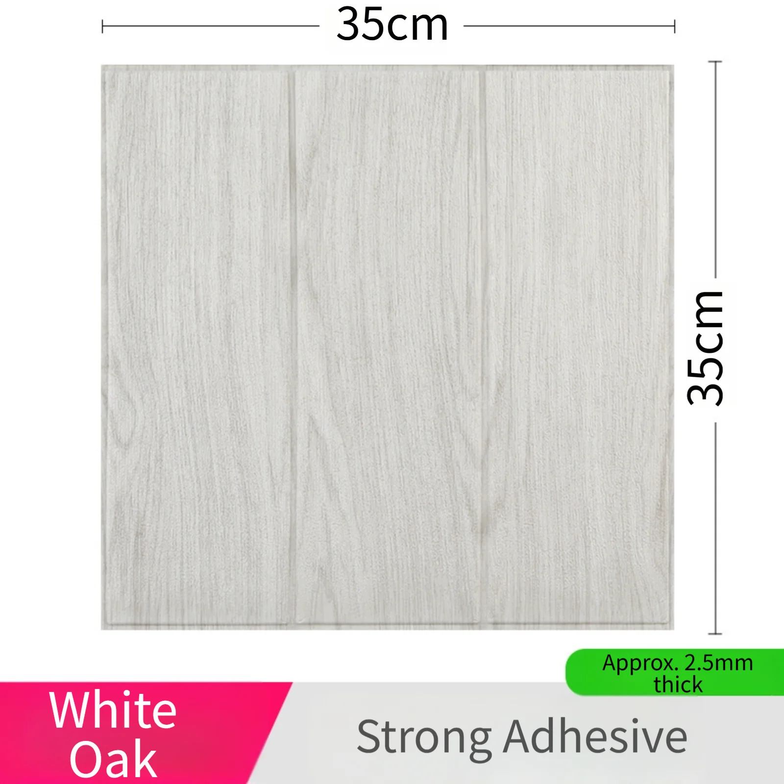 3D Self-Adhesive Wall Sticker Wood Grain- Stickers Waterproof Foam Bedroom Soundproof Wallpaper DIY Decals Home Decor