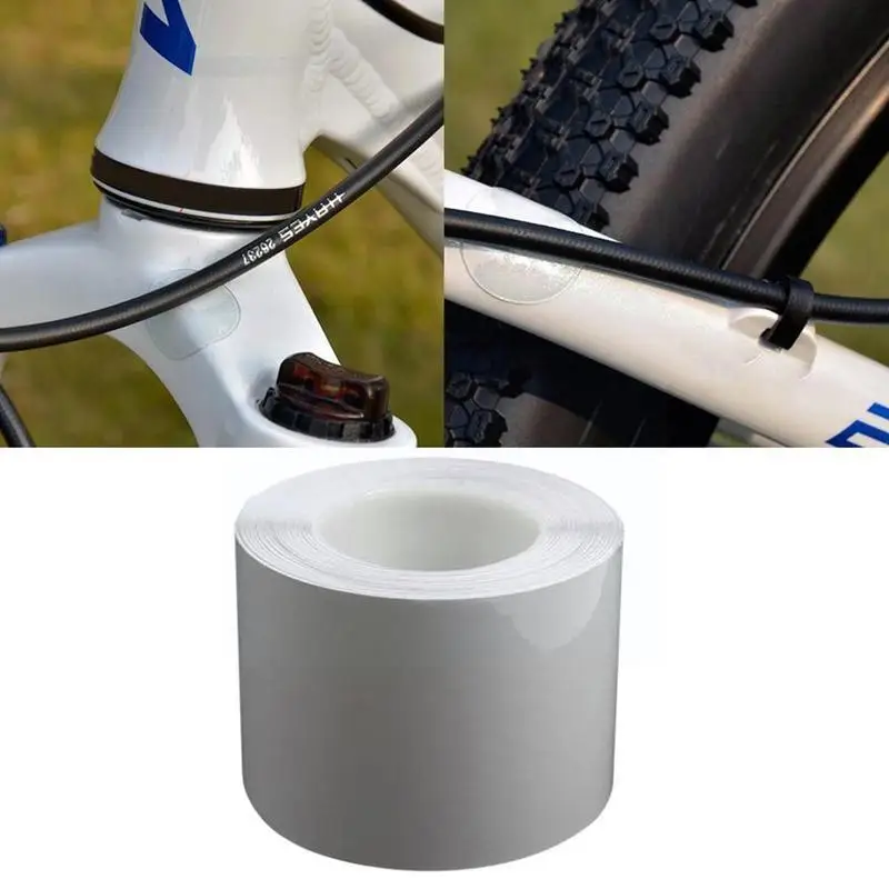 1m Bike Frame Protection Stickers Tape Transparent Tape Bicycle Frame Tools Mtb Clear Protector Film Outdoor Wear E3O9