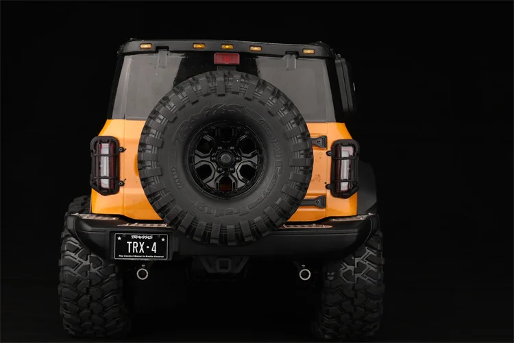 Per Trax/como Trx4 92076-4 Bronco Doppio Tubo In Nylon Simulazione Serbatoio Carburante Tubo Di Scarico In Metallo