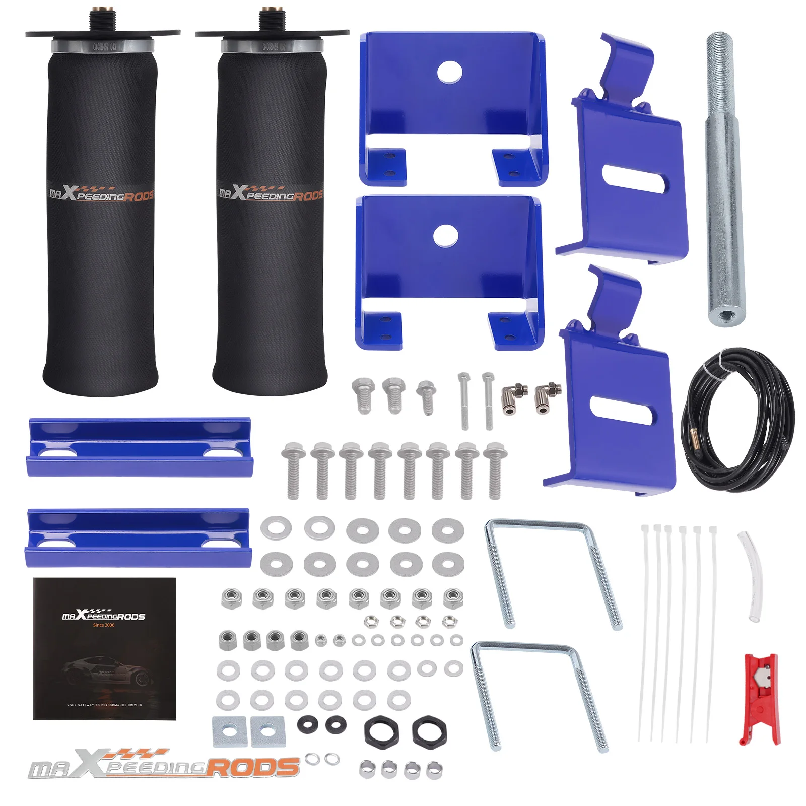 Rear Air Spring Suspension Kit For Chevrolet K10 Pickup 1973-1986