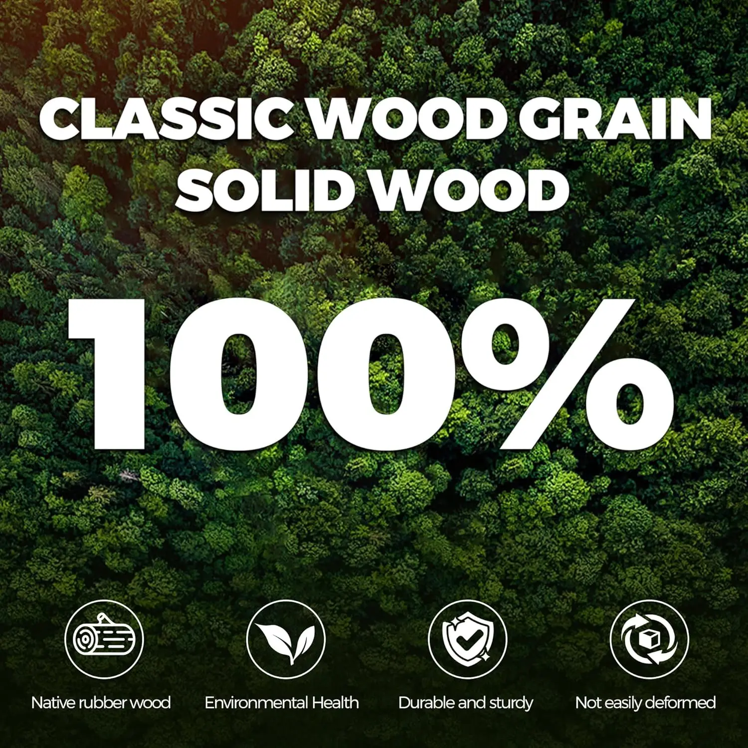 28.3"  Dining Table for 2,Wooden Space-Saving Kitchen Dinner Table Rustic Wood Dining Table Mid Century Modern Kitchen Table