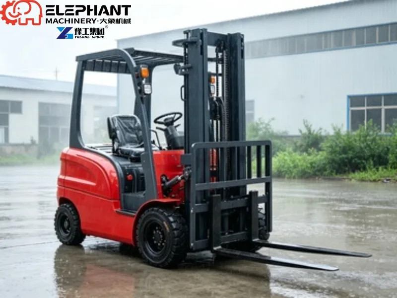 2 Ton Compact Electric Forklift 5m Lifting Height Lithium Battery Pallet Stacker Custom Specification Available