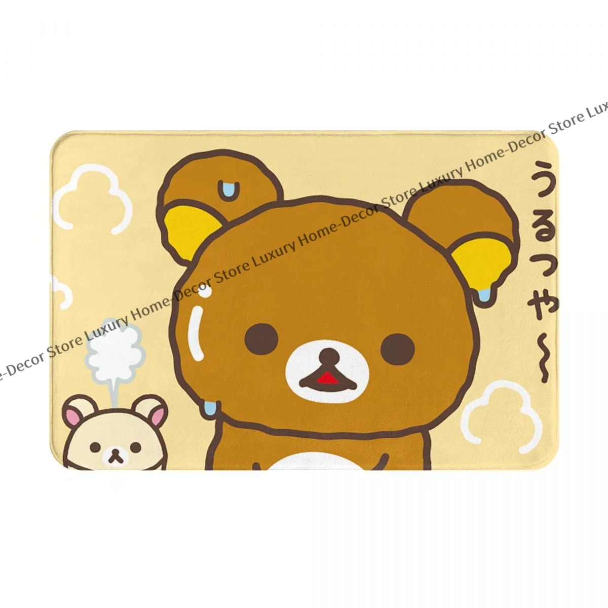 Rilakkuma Bear Non-slip Doormat Hot Bath Kitchen Mat Outdoor Carpet Home Modern Decor