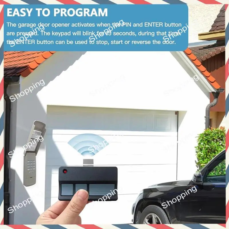 M20K 373LM โรงรถประตูเปิดปุ่มกดรีโมทสําหรับสีเหลืองเรียนรู้ 8010, 8065, 8075, 8155, 8160, 8165, 8355, 8360