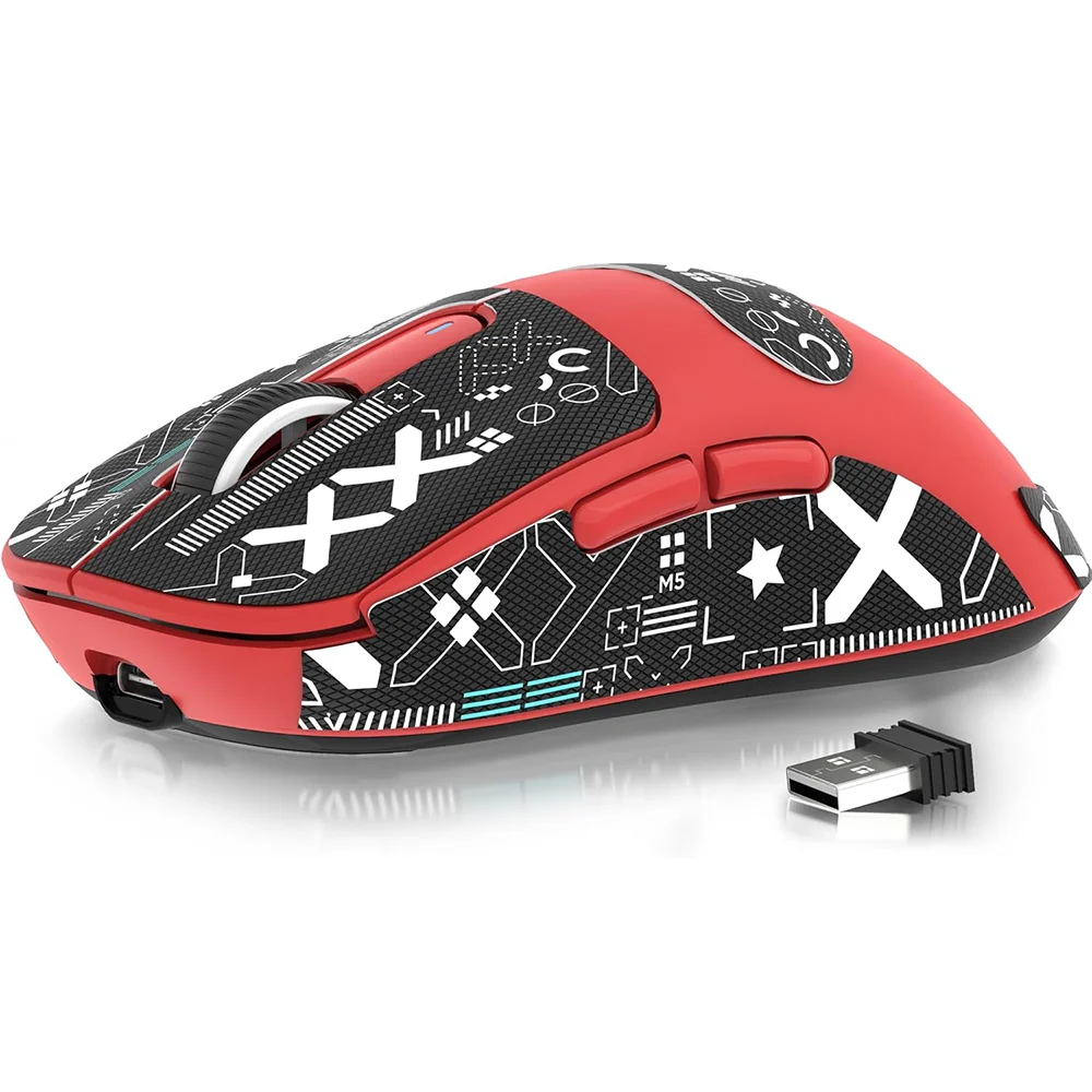 ATTACK SHARK X3 49g SUPERLIGHT muis, PixArt PAW3395 gaming-sensor, BT/2.4G draadloze/bedrade gamingmuis, DPI tot 26000