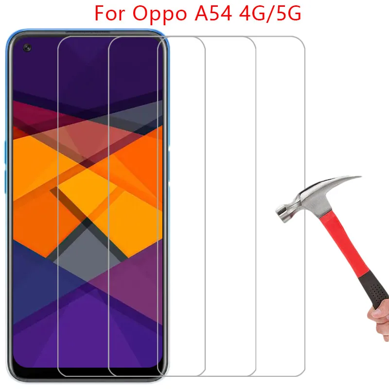 Funda de vidrio templado para Oppo A54 4G 5G, carcasa trasera 360 para Oppo A54, A54A, A544G, A545G, 4G, 5G